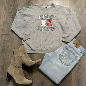 Vintage Tommy Hilfiger Crewneck Sweatshirt - Medium